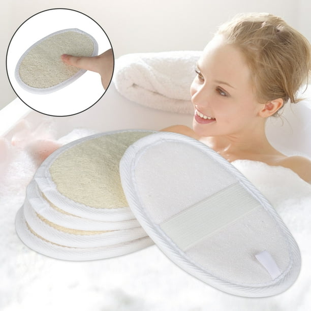 TSV 10/5Pcs Exfoliating Loofah Sponge Pads, Facial Loofah Pads,100