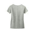 thumbnail image 3 of District ® Women's Astro V-Neck Tee. DM465A - Grey Astro Size 4XL, 3 of 3