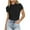 Black, variant on Fartey Womens Basic Short Sleeve Crew Neck T Shirt Slim Fit Tees Fashion Y2k Going Out Fitted Tops Cute Tight Shirts Summer Solid Color Blouses Yellow S-3XL