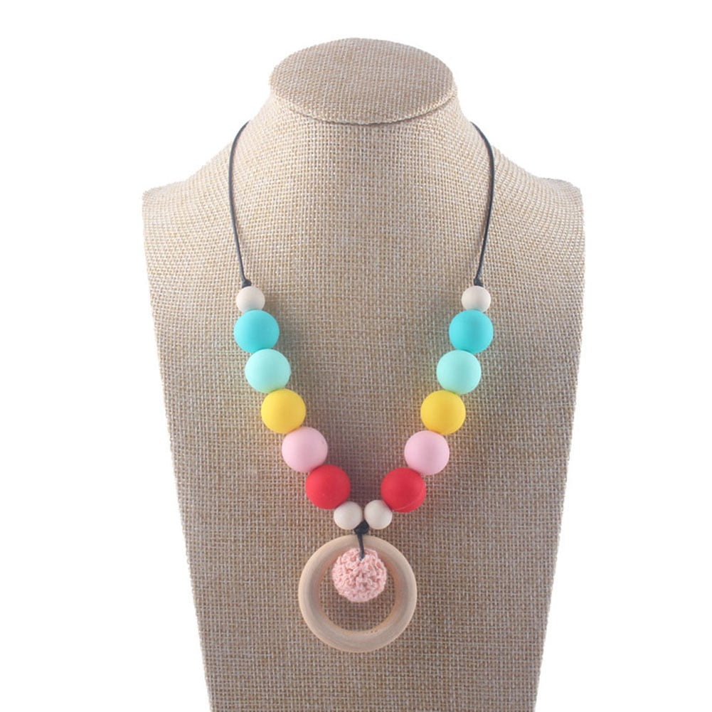 teething bead necklace for mom