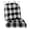 Black, variant on Klear Vu Patio Indoor/Outdoor 19" x 18" Jurby Chair Cushion - Set of 2