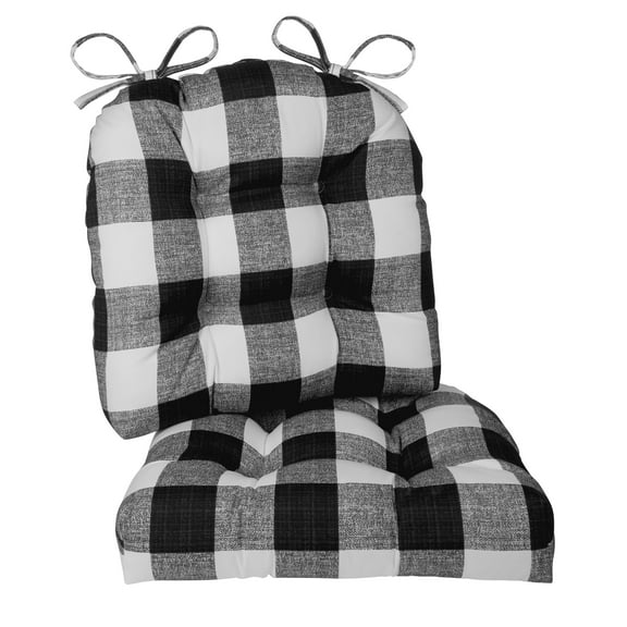 Klear Vu Patio Indoor/Outdoor 19" x 18" Jurby Chair Cushion - Set of 2
