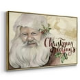 thumbnail image 3 of Christmas Greetings Collection A - Framed Gallery Wrapped Holiday Canvas - 25 x 37 - Gold Frame, 3 of 8