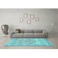 thumbnail image 3 of Ahgly Company Indoor Rectangle Persian Light Blue Traditional Area Rugs, 8' x 12', 3 of 4