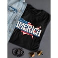 thumbnail image 3 of America Map Shaped T-Shirt Women -Smartprints Designs, Female 3X-Large, 3 of 4
