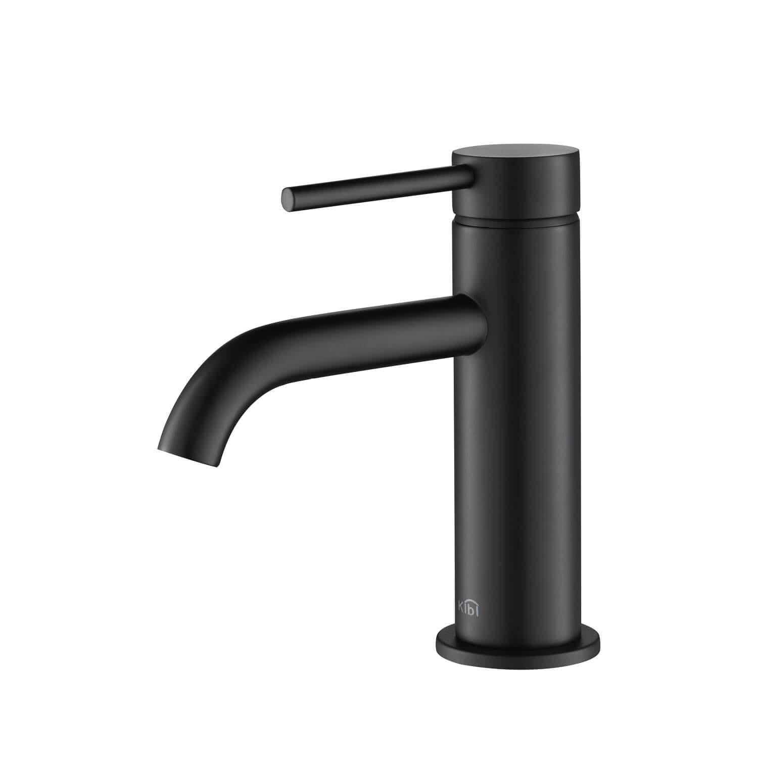 Kibi Circular Single Handle Bathroom Vanity Sink Faucet