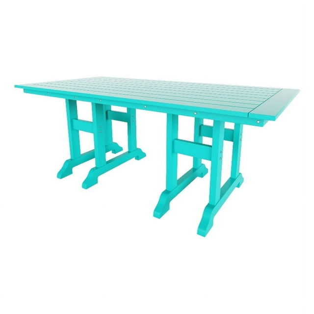 Paradise Table à Manger Rectangulaire en Plastique HDPE 71 Pouces