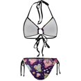 thumbnail image 4 of Kirby Character Women Bikini Set Sexy Two Pieces Halter String Swimsuit Triangle Briefs Tie Side Bottom, 4 of 7