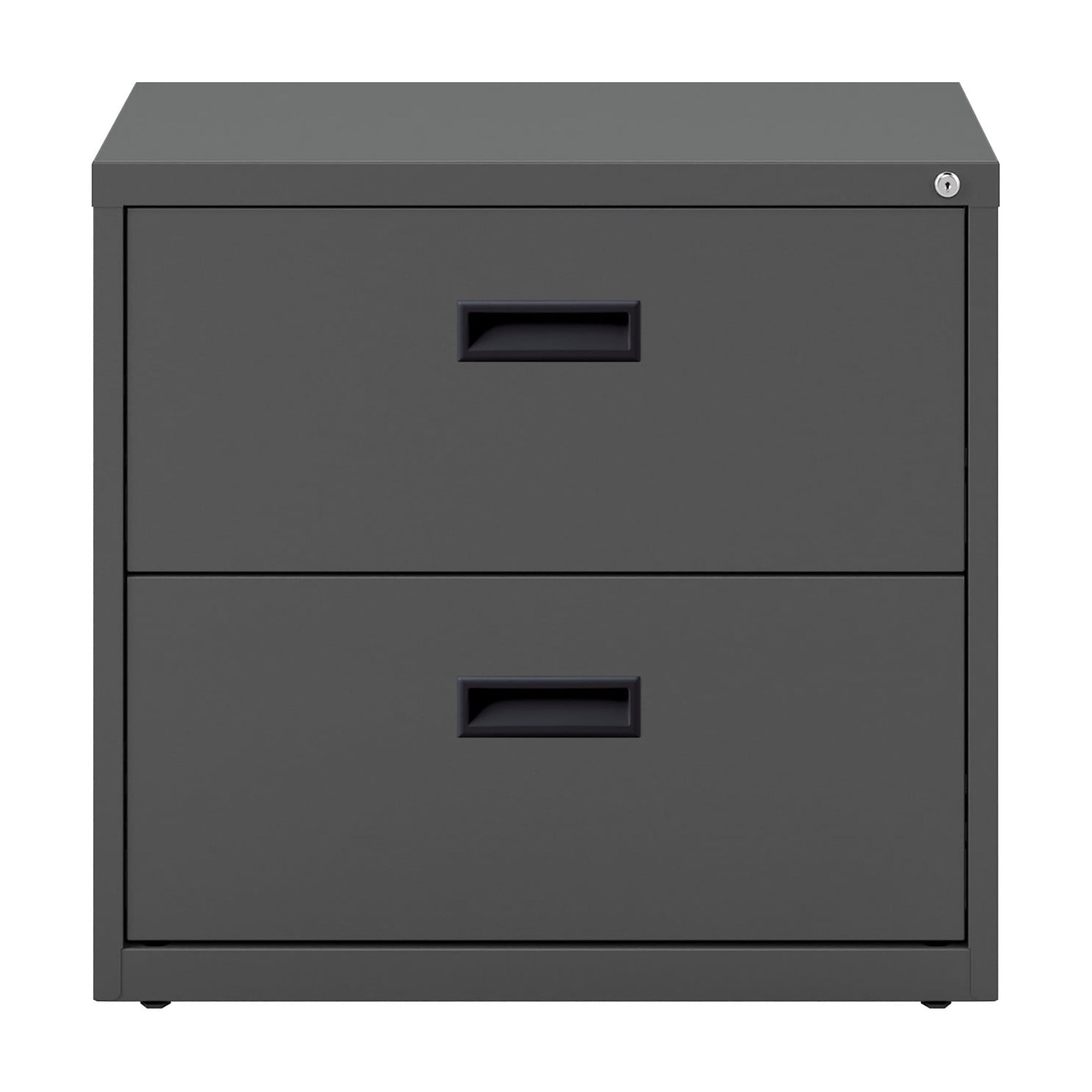 Hirsh 30 inch Wide 2 Drawer Lateral File Cabinet for Home or Office, Charcoal