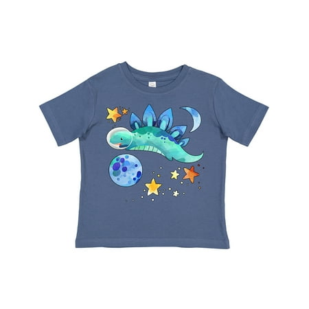 

Inktastic Stegosaurus Space Dinosaur with Stars and Planet Gift Toddler Boy or Toddler Girl T-Shirt