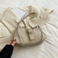 thumbnail image 1 of Sac Cool pour Femmes Y2K Couleur Unie Sacs Chic Hobo Sac Polyvalent pour Rendez-Vous, 1 of 8