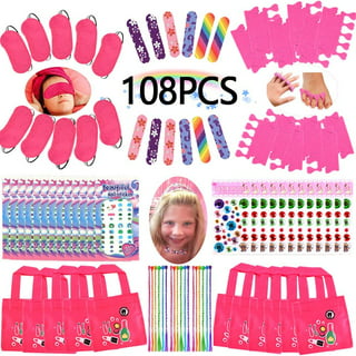 55 Pieces Spa Party Balloons for Slumber Party Decorations, Girls