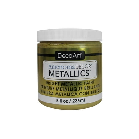 UPC: 0766218091765 | Decoart Americana Decor Metallics 8oz Soft Gold
