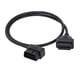 thumbnail image 2 of OBD2 OBD II 16 pines ángulo recto macho a hembra cable adaptador de diagnóstico extensión de coche 39 pulgadas, cable OBD2 macho a OBD hembra codo en forma de L herramienta de diagnóstico de potencia completa 16 pines brillar Electrónica, 2 of 5