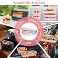 thumbnail image 3 of Moldes para hornear YQER Minipan con tapas y cucharas, 6.8 oz, 50 unidades, 3 of 6