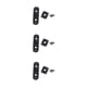 thumbnail image 2 of Eigraketly Pack of 2 Acoustic Guitar Bass with Plates Instrument Components Accessories Mounting Plate Portable Professional String Control Type1 NO1, 2 of 6