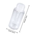 thumbnail image 2 of OUNONA 4Pcs Travel Friendly Plastic Refillable Pump Bottle for Makeup Remover 200ml, 2 of 8