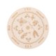 thumbnail image 1 of Posavasos de altar metafísico Tablero de péndulo de madera rebanada de Base de madera placa tallada de energía de adivinación posavasos de Altar metafísico tablero de meditación curativa JShteea El nuevo, 1 of 7