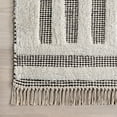 thumbnail image 5 of Rugs USA Merrick Tasseled Cotton and Wool Area Rug, 7' 6" x 9' 6", Merrick Black, 5 of 7