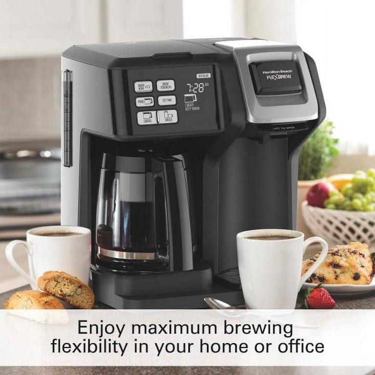 Hamilton Beach 49976 FlexBrew 2-Way 12-Cup Combo Coffee Maker - Black