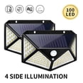 thumbnail image 3 of Luz solar para exteriores, luz de calle para patio, iluminación de inducción humana, luz de pared led impermeable para exteriores con ahorro de energía para el jardín del hogar, 3 of 4