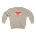 thumbnail image 3 of God Will Give His Angels Charge Over You Men’s Unisex Heavy Blend™ Crewneck Sweatshirt, 3 of 11