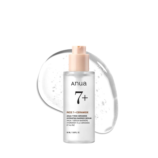 ANUA 7+ Rice Ceramide Serum – Suero con Niacinamida y Ácido Hialurónico para barrera e hidratación intensa – 50 ml