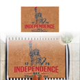 Big Fuzzy Blanket 40x60cm Independence Day Pattern Floor Mats