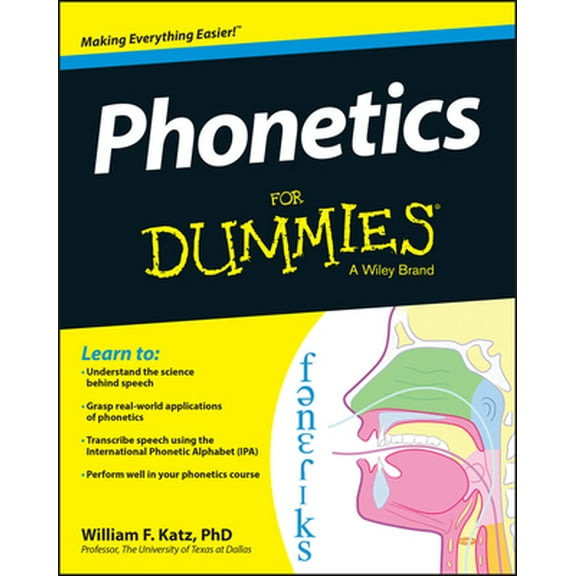 Phonetics for Dummies (Paperback) 1118505085 9781118505083