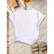 thumbnail image 2 of Women's Fashion Casual Sporty Tee With Pinkish Nails Print & LetteringFather's Day, Mother's Day, NeCamisetas para mujer, lindas camisetas con estampado gráfico, de manga corta, estilo casual, para ve, 2 of 8