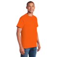 thumbnail image 4 of Gildan High Visibility Safety T-Shirt, Heavy Cotton Short Sleeve Crewneck Tee, Safety Orange, 3XL, 4 of 6