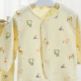thumbnail image 4 of Baby Layette Gift Set Boy Boy Layette Set Unisex Baby Clothes 5 Piece Cartoon Elephant Print Layette Sets Cotton Clothes Gift Set Kaprioy Toddler Suit for Boys 0-3 Months, 4 of 7