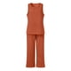 thumbnail image 5 of Puntoco Traje De Verano Para Mujer Moda Color Sólido Chaleco Pantalones Casual Traje De Dos Piezas Liquidación Puntoco Puntoco-5420, 5 of 6