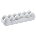 thumbnail image 1 of Refrigerador Organizador de huevos de huevo Huevo Bin Bin Almacenador de huevos Caja de almacenamiento de huevos para el hogar, 1 of 8