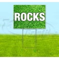 thumbnail image 1 of Rocks (18" x 24") Yard Sign, Includes Metal Step Stake, 1 of 6