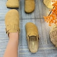 thumbnail image 7 of Lurnyet Women Slip On Suede Clogs with Buckle Closure Sandal, 7 of 7