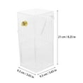 thumbnail image 2 of Yardwe Clear Makeup Brush Organizer Pot for Cosmetics and Desktop Pen Storage, 2 of 8