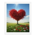 thumbnail image 5 of Paint By Numbers Kit for Adults Beginner - DIY Red Heart Tree In Bloom Meadow Canvas Painting Kits for Adults, Frameless Paint By Number for Adults for Home Wall Decor 16x20 Inch, 5 of 7