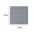 thumbnail image 7 of Pegboard Wall Panel Pegboard Combination Set Free Combination Display Board Wall Storage Panels Wall Organizer for Craft Room Entry Workshop Gray, 7 of 7
