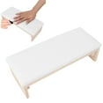 thumbnail image 4 of COJÍN PARA REPOSABRAZOS DE UNADAS, ALmoHADA DE MANO PARA SALÓN DE ARTE DE UNAS, COMODO CUERO DE PU + MADERA MACIZA, HERMOSO DEBER, 4 of 7