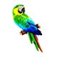 thumbnail image 4 of espuma hecha a mano, modelo de pájaro de imitación de loro Artificial, figurita de pájaros, loro, decoración de jardín para el hogar estilo D Macarena Estatua de loro, 4 of 7