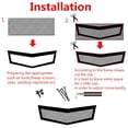 thumbnail image 2 of Zyutaosan Hot Sale Universal Black Aluminium Racing Grille Mesh Vent Car Tuning Grill 100Cm X 33Cm, 2 of 5