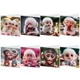 thumbnail image 1 of Tarjeta Deseos Diarios Diamantes Pintura DIY 8 Piezas Animal para Adultos Y, 1 of 9