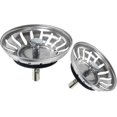 thumbnail image 1 of Kitchen Sink Strainer, Sink Strainer Stopper Strainer, Stainless Steel Sink Drainer for Your Kitchen Bathroom - 80mm Diameter (Pack of 2), 1 of 3