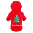 thumbnail image 2 of Fiudx Vestido Navideño para Perro, Cálido Disfraz de Invierno para Mascota, Ropa de Forro Polar para Cachorro, Diseño Moderno, Color Rojo Brillante, Cómodo y Fácil de Limpiar, Perfecto para Fiestas N, 2 of 6