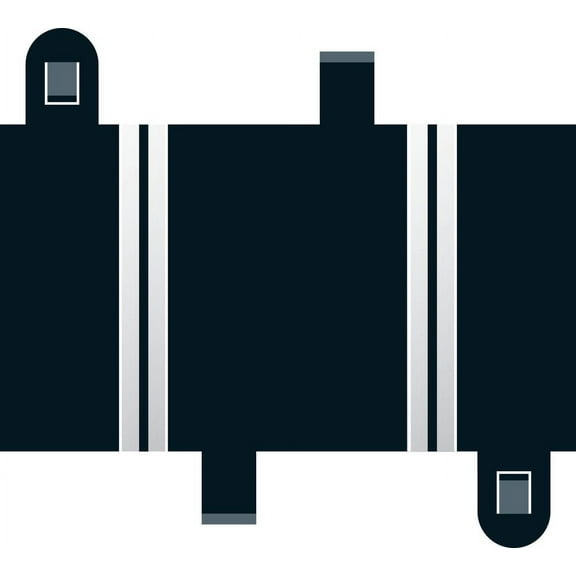 Scalextric C8200 Quarter Straight x2 1:32 Scale Track Accessory - Small Kids Gift Ideas for Boy/ Girl Ages  5 years