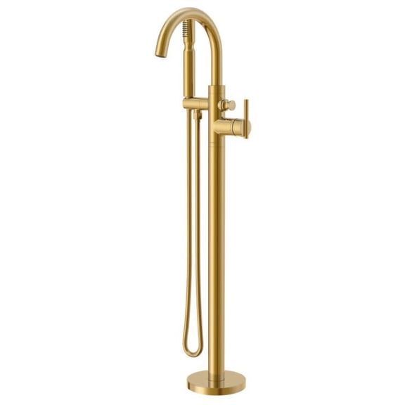 Gerber D300558BBT Contemporary Floor Mounted Tub Filler - Bronze