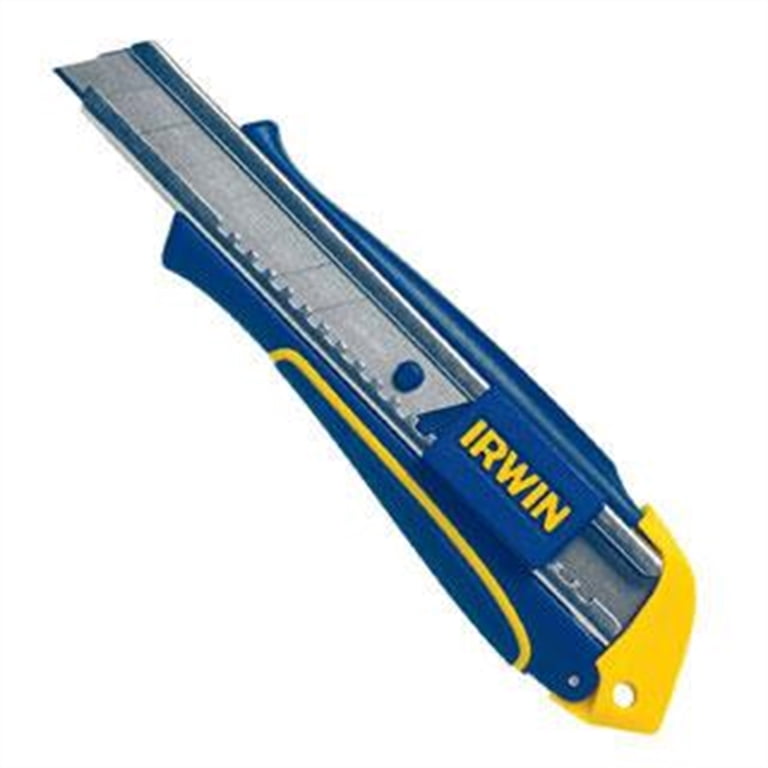 Irwin Standard Snap Knives, 18 mm, Bi-Metal Blade, Blue/Silver