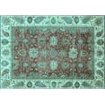 thumbnail image 1 of Ahgly Company Indoor Rectangle Oriental Light Blue Traditional Area Rugs, 7' x 9', 1 of 4