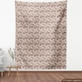 thumbnail image 4 of Ambesonne Beige Tan Fabric by the Yard Upholstery, Geometric Checkered Patch, 10 Yards, Warm Taupe and Champagne, 4 of 5